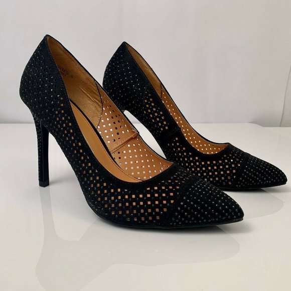 Report Shoes - Report Jackee Women's High Heel Black Shoes Size 8